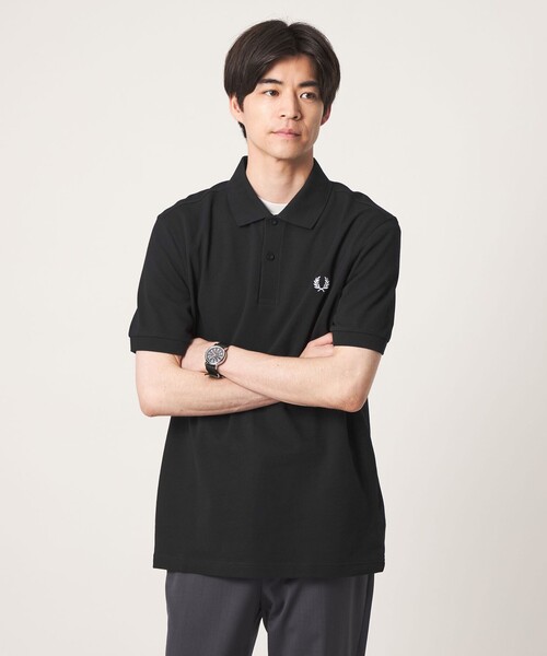 FRED PERRY(フレッドペリー)の「<FRED PERRY> フレッドペリー シャツ 半袖 ポロシャツ(ポロシャツ・メンズ・ケリーグリーン/ダークグレー/ブラック・L/XL/M)」の2枚目の写真