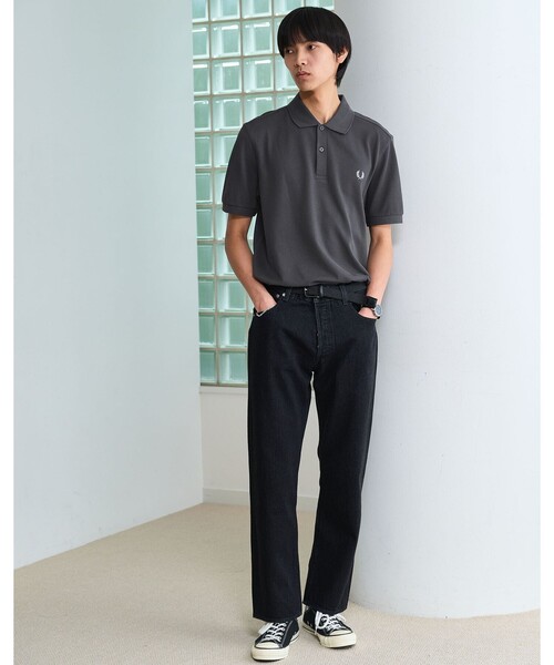 FRED PERRY(フレッドペリー)の「<FRED PERRY> フレッドペリー シャツ 半袖 ポロシャツ(ポロシャツ・メンズ・ケリーグリーン/ダークグレー/ブラック・L/XL/M)」の4枚目の写真