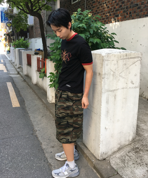 FUZZY SCAN（ファジスキャン）の「カモバミューダパンツチャコール（その他パンツ・レディース・チャコール・ONE SIZE/TWO）」の4枚目の写真