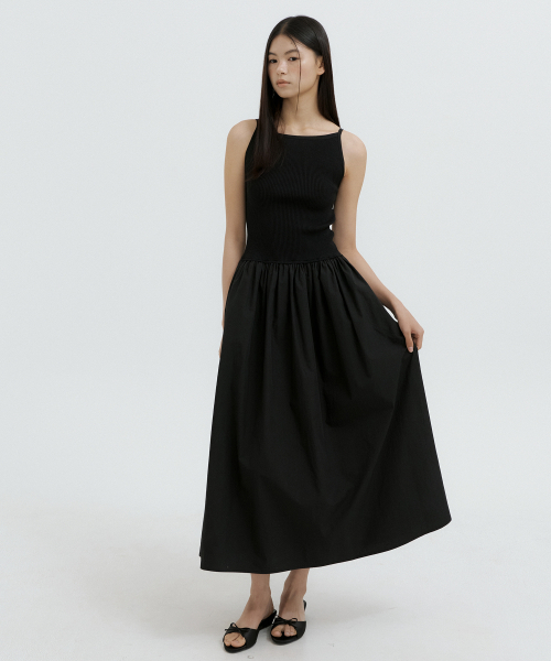 LUCIR ZU(ルシールズ)の「Boatneck Knit Balloon Dress (black)(ワンピース・レディース・その他・FREE)」の3枚目の写真