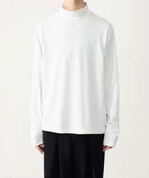 コットンダブルフェイス スリムフィット ハイネック L/S TEE / COTTON DOUBLE FACE SLIM FIT HIGHNECK L/S TEE
