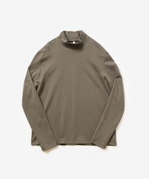 コットンダブルフェイス スリムフィット ハイネック L/S TEE / COTTON DOUBLE FACE SLIM FIT HIGHNECK L/S TEE