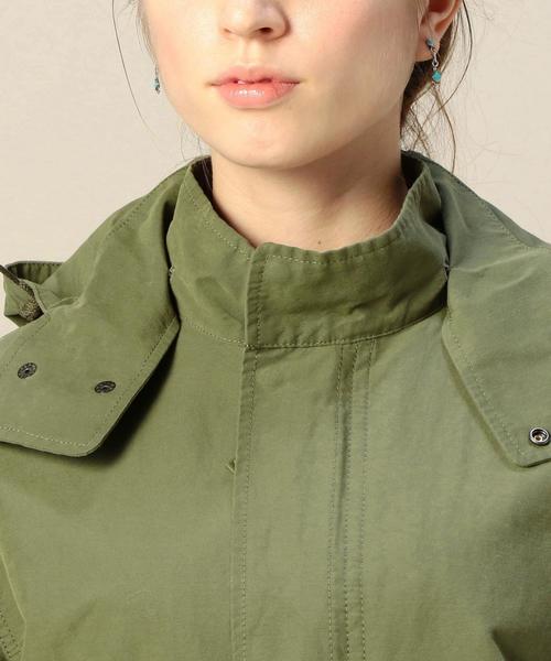 BEAUTY&YOUTH UNITED ARROWS（ビューティーアンドユースユナイテッドアローズ）の「BY コットンナイロン モッズコート◆（モッズコート・レディース・ベージュ/オリーブ・MEDIUM/SMALL）」の13枚目の写真