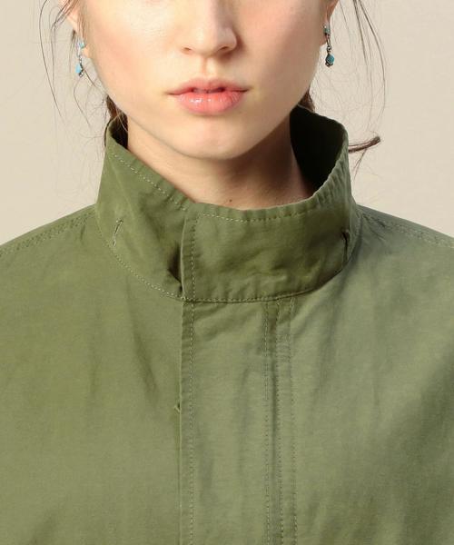 BEAUTY&YOUTH UNITED ARROWS（ビューティーアンドユースユナイテッドアローズ）の「BY コットンナイロン モッズコート◆（モッズコート・レディース・ベージュ/オリーブ・MEDIUM/SMALL）」の6枚目の写真