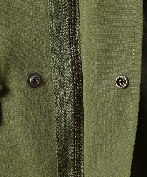 BEAUTY&YOUTH UNITED ARROWS（ビューティーアンドユースユナイテッドアローズ）の「BY コットンナイロン モッズコート◆（モッズコート・レディース・ベージュ/オリーブ・MEDIUM/SMALL）」の7枚目の写真