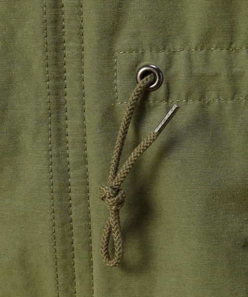 BEAUTY&YOUTH UNITED ARROWS（ビューティーアンドユースユナイテッドアローズ）の「BY コットンナイロン モッズコート◆（モッズコート・レディース・ベージュ/オリーブ・MEDIUM/SMALL）」の8枚目の写真