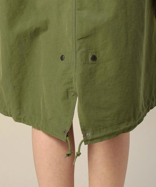 BEAUTY&YOUTH UNITED ARROWS（ビューティーアンドユースユナイテッドアローズ）の「BY コットンナイロン モッズコート◆（モッズコート・レディース・ベージュ/オリーブ・MEDIUM/SMALL）」の9枚目の写真