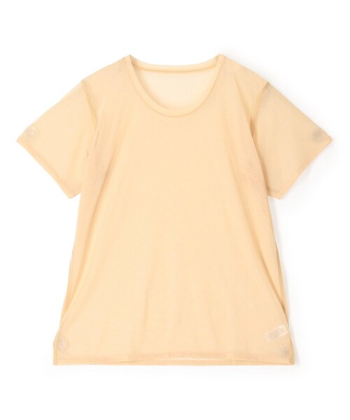 SIMONE WILD(シモーネワイルド)の「SIMONE WILD MESH T-SHIRT メッシュTシャツ(Tシャツ/カットソー・レディース・イエロー/ネイビー/レッド/ベージュ・S)」の1枚目の写真