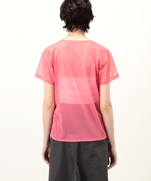SIMONE WILD(シモーネワイルド)の「SIMONE WILD MESH T-SHIRT メッシュTシャツ(Tシャツ/カットソー・レディース・イエロー/ネイビー/レッド/ベージュ・S)」の15枚目の写真