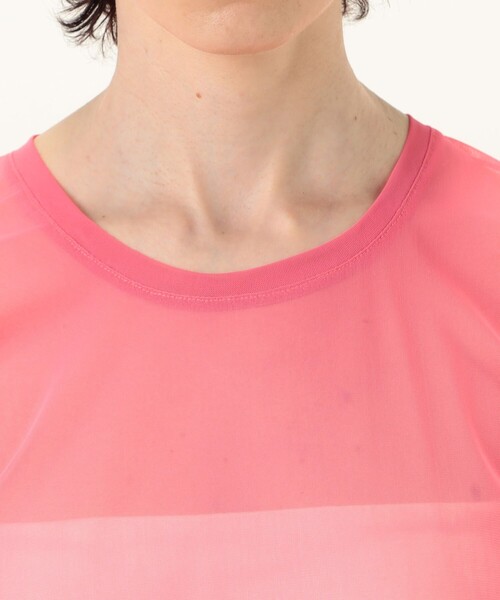 SIMONE WILD(シモーネワイルド)の「SIMONE WILD MESH T-SHIRT メッシュTシャツ(Tシャツ/カットソー・レディース・イエロー/ネイビー/レッド/ベージュ・S)」の16枚目の写真