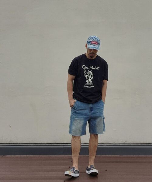 QT8 GARMENTS(キューティーエイトガーメント)の「LB One Bullet Washed Tee (Black)(Tシャツ/カットソー・メンズ・その他・SMALL/MEDIUM/LARGE/X-LARGE)」の3枚目の写真