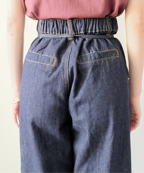 DOLLUPOOPS（ドールアップウップス）の「Denim Camisole Set up(デニムキャミセットアップ)（その他パンツ・レディース・ネイビー・MEDIUM）」の19枚目の写真