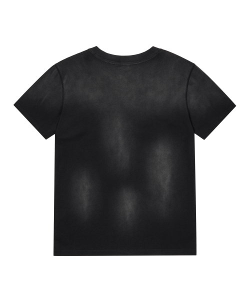 AAKAM(アーカム)の「ダストフェード CROS2 ハーフトップ (ブラック)(Tシャツ/カットソー・レディース・その他・1/2/3)」の2枚目の写真