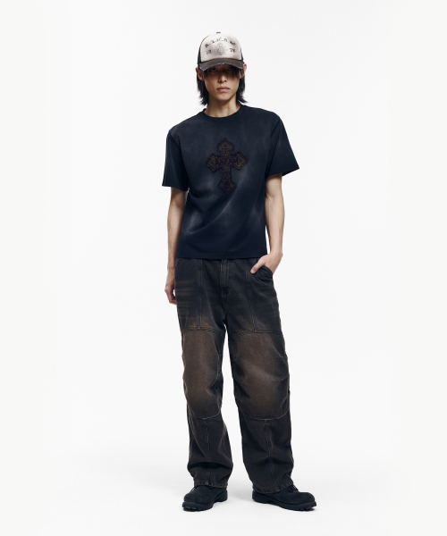 AAKAM(アーカム)の「ダストフェード CROS2 ハーフトップ (ブラック)(Tシャツ/カットソー・レディース・その他・1/2/3)」の15枚目の写真