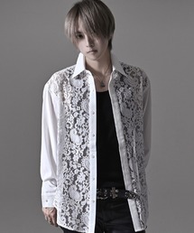 RUDOL（ルドル）の「『RUDOL/ルドル』レース配色シャツ（シャツ/ブラウス）」