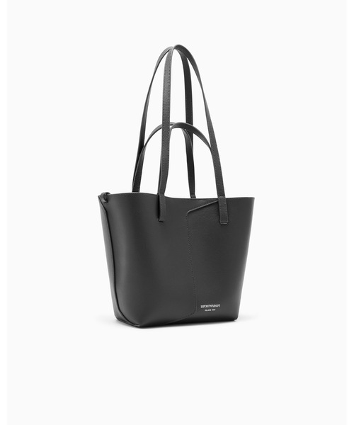 EMPORIO ARMANI(エンポリオアルマーニ)の「【エンポリオ アルマーニ】Emporio Armani 1981 レザーショルダーバッグ(ショルダーバッグ・レディース・ブラック/ダークウッド/オートミール/ブラウン・FREE)」の6枚目の写真
