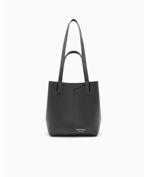 EMPORIO ARMANI(エンポリオアルマーニ)の「【エンポリオ アルマーニ】Emporio Armani 1981 レザーショルダーバッグ(ショルダーバッグ・レディース・ブラック/ダークウッド/オートミール/ブラウン・FREE)」の8枚目の写真