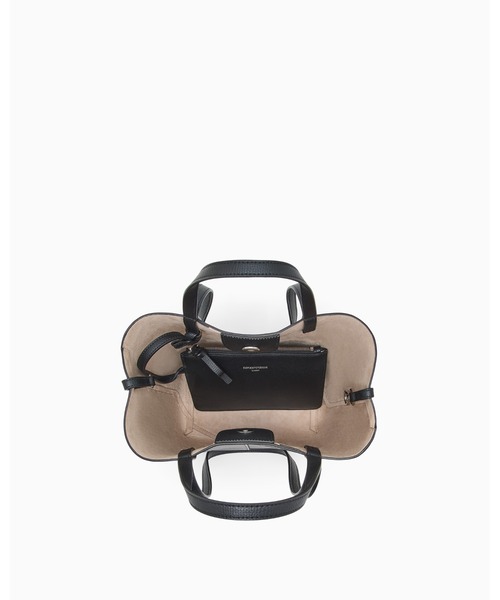 EMPORIO ARMANI(エンポリオアルマーニ)の「【エンポリオ アルマーニ】Emporio Armani 1981 レザーショルダーバッグ(ショルダーバッグ・レディース・ブラック/ダークウッド/オートミール/ブラウン・FREE)」の9枚目の写真