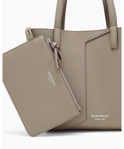 EMPORIO ARMANI(エンポリオアルマーニ)の「【エンポリオ アルマーニ】Emporio Armani 1981 レザーショルダーバッグ(ショルダーバッグ・レディース・ブラック/ダークウッド/オートミール/ブラウン・FREE)」の18枚目の写真
