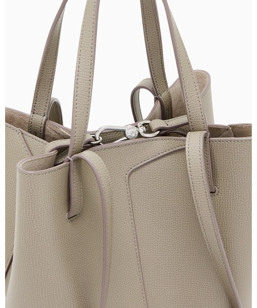 EMPORIO ARMANI(エンポリオアルマーニ)の「【エンポリオ アルマーニ】Emporio Armani 1981 レザーショルダーバッグ(ショルダーバッグ・レディース・ブラック/ダークウッド/オートミール/ブラウン・FREE)」の19枚目の写真