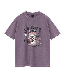 バッドキティ ピグメントオーバーサイズ半袖Tシャツ(クロップ含む)_7 COL