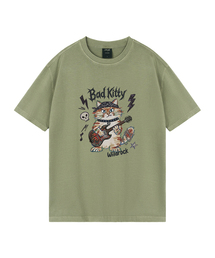 バッドキティ ピグメントオーバーサイズ半袖Tシャツ(クロップ含む)_7 COL