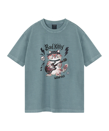 バッドキティ ピグメントオーバーサイズ半袖Tシャツ(クロップ含む)_7 COL