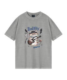 バッドキティ ピグメントオーバーサイズ半袖Tシャツ(クロップ含む)_7 COL