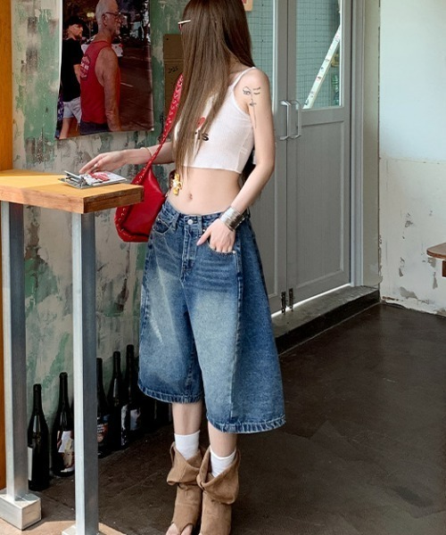 REBALANCE(リバランス)の「デニムショートパンツ(デニムパンツ・レディース・A・SMALL/MEDIUM/LARGE)」の7枚目の写真