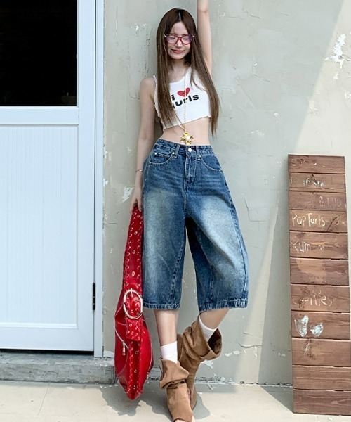 REBALANCE(リバランス)の「デニムショートパンツ(デニムパンツ・レディース・A・SMALL/MEDIUM/LARGE)」の8枚目の写真