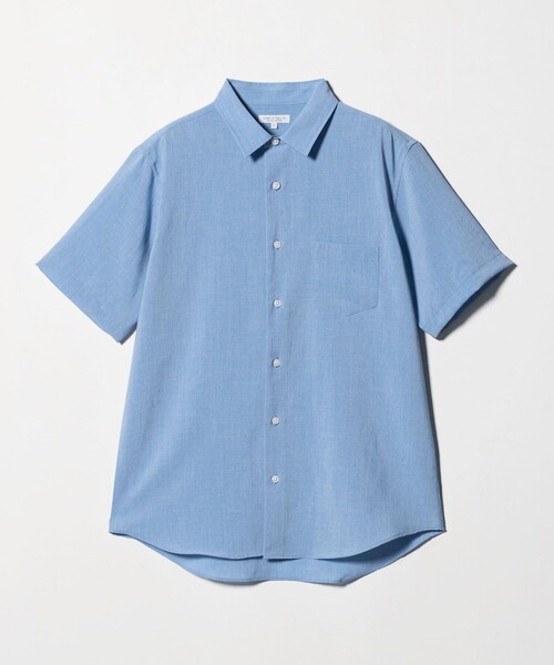 A DAY IN THE LIFE UNITED ARROWS(アデイインザライフユナイテッドアローズ)の「ハイツイスト ボイル ジャスト レギュラーカラーシャツ-吸水速乾・通気性-<A DAY IN THE LIFE>(シャツ/ブラウス・メンズ・ネイビー/ライトブルー/ライトグレー・L/S/XL/M)」の13枚目の写真