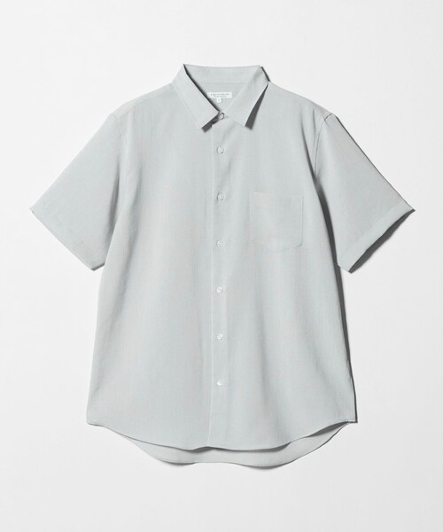 A DAY IN THE LIFE UNITED ARROWS(アデイインザライフユナイテッドアローズ)の「ハイツイスト ボイル ジャスト レギュラーカラーシャツ-吸水速乾・通気性-<A DAY IN THE LIFE>(シャツ/ブラウス・メンズ・ネイビー/ライトブルー/ライトグレー・L/S/XL/M)」の22枚目の写真