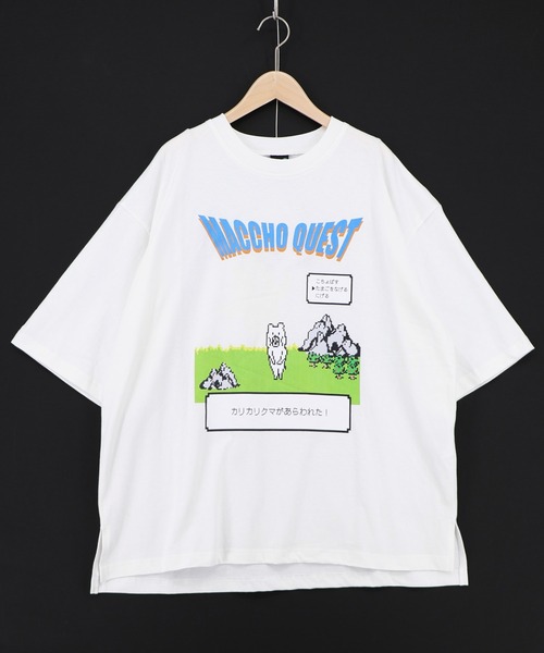 ScoLar Parity(スカラーパリティ)の「362122:マッチョクエスト柄 UVプリントTシャツ(Tシャツ/カットソー・レディース・ブラック/サックスブルー/オフホワイト・M)」の13枚目の写真