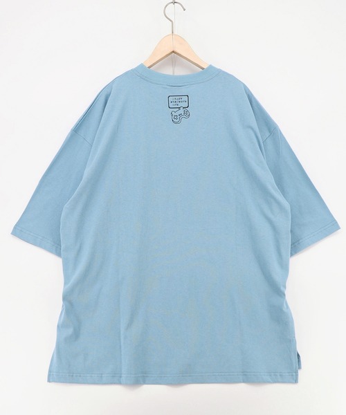 ScoLar Parity(スカラーパリティ)の「362122:マッチョクエスト柄 UVプリントTシャツ(Tシャツ/カットソー・レディース・ブラック/サックスブルー/オフホワイト・M)」の18枚目の写真