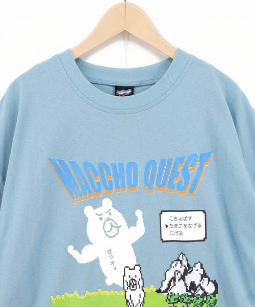 ScoLar Parity(スカラーパリティ)の「362122:マッチョクエスト柄 UVプリントTシャツ(Tシャツ/カットソー・レディース・ブラック/サックスブルー/オフホワイト・M)」の20枚目の写真