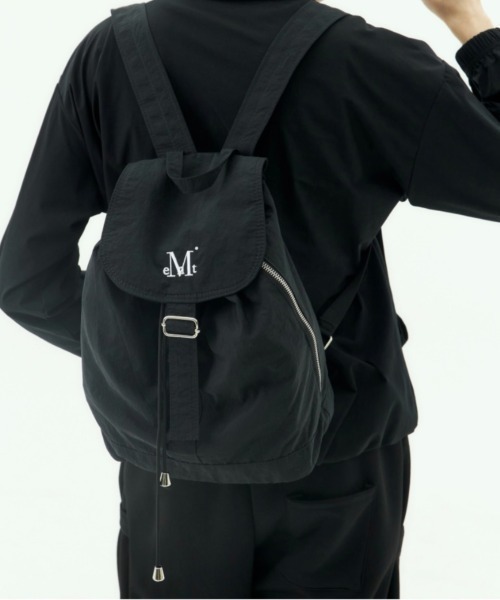 MUCENT(ムセント)の「MUCENT(ムセント)/軽量 ミニ ドローコード ドローストリング ナップザック リュック バックパック/MUTE MINI BACK PACK(バックパック/リュック・レディース・ブラック/ベージュ/ブルー・FREE)」の5枚目の写真