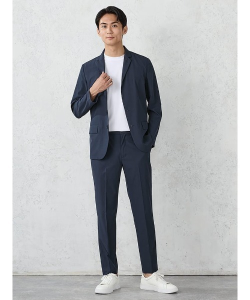 Perfect Suit FActory（パーフェクトスーツファクトリー）の「【裾上げ済み/上下セット/持ち運び楽】　TOKYORUN　トラベルパッカブル　ウォッシャブルセットアップスーツ（スーツセット・メンズ・カーキ/ベージュ/グレー/ブラウン/ブラック/ネイビー・L/M/LL）」の6枚目の写真