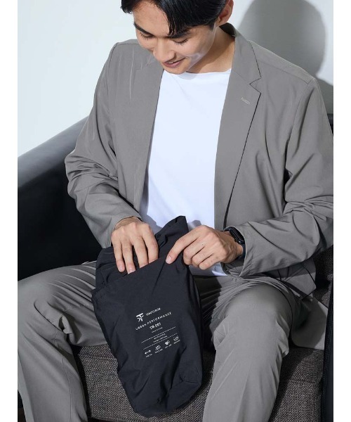Perfect Suit FActory（パーフェクトスーツファクトリー）の「【裾上げ済み/上下セット/持ち運び楽】　TOKYORUN　トラベルパッカブル　ウォッシャブルセットアップスーツ（スーツセット・メンズ・カーキ/ベージュ/グレー/ブラウン/ブラック/ネイビー・L/M/LL）」の9枚目の写真