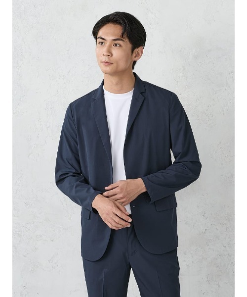 Perfect Suit FActory（パーフェクトスーツファクトリー）の「【裾上げ済み/上下セット/持ち運び楽】　TOKYORUN　トラベルパッカブル　ウォッシャブルセットアップスーツ（スーツセット・メンズ・カーキ/ベージュ/グレー/ブラウン/ブラック/ネイビー・L/M/LL）」の18枚目の写真