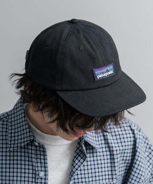 patagonia(パタゴニア)の「Patagonia パタゴニア P 6 LABEL TRAD CAP ワンポイントロゴコットンベースボールキャップ(キャップ・メンズ・ブラック・FREE)」の3枚目の写真