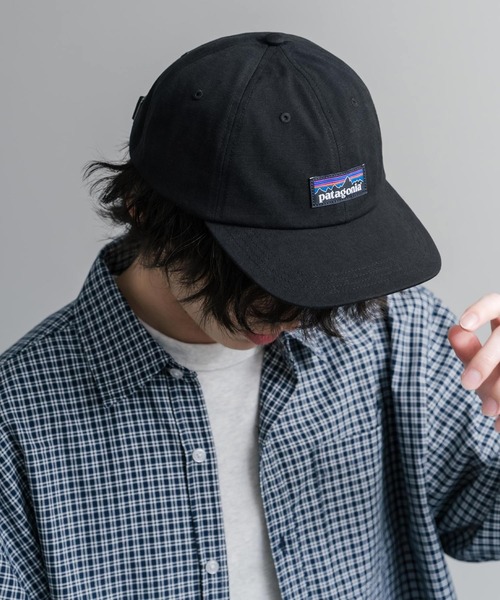 patagonia(パタゴニア)の「Patagonia パタゴニア P 6 LABEL TRAD CAP ワンポイントロゴコットンベースボールキャップ(キャップ・メンズ・ブラック・FREE)」の6枚目の写真