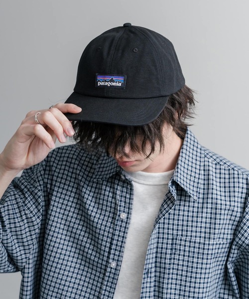 patagonia(パタゴニア)の「Patagonia パタゴニア P 6 LABEL TRAD CAP ワンポイントロゴコットンベースボールキャップ(キャップ・メンズ・ブラック・FREE)」の11枚目の写真
