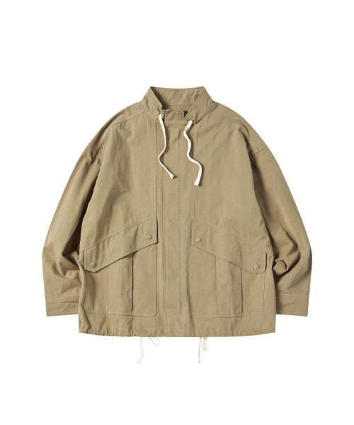 COMONINOZ（コモニノズ）の「STAND COLLAR JACKET [BEIGE]（その他アウター・メンズ・ベージュ・SMALL/MEDIUM/LARGE）」の2枚目の写真