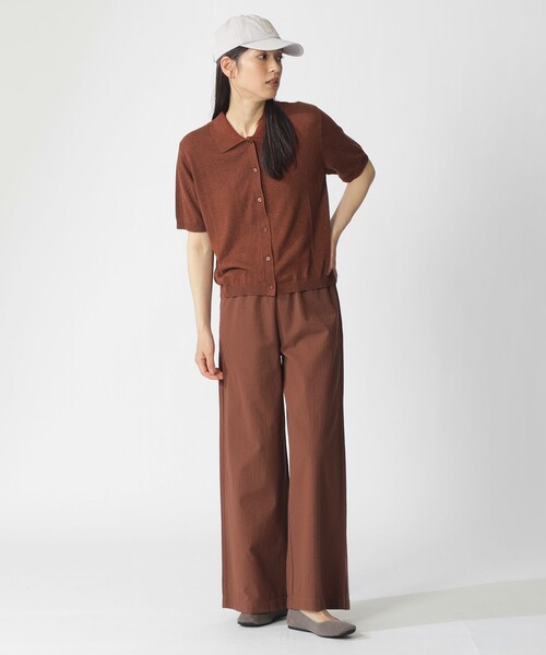 ECOALF(エコアルフ)の「MOSS パンツ / MOSS PANTS WOMAN(その他パンツ・レディース・ブラウン系その他4/ダークネイビー/ブルー系その他2・FREE)」の9枚目の写真