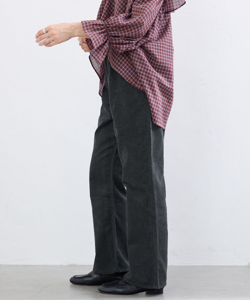 IENA（イエナ）の「BLACK サマーコールパンツ（その他パンツ・レディース・ベージュ/ブラック・38/36/34）」の9枚目の写真