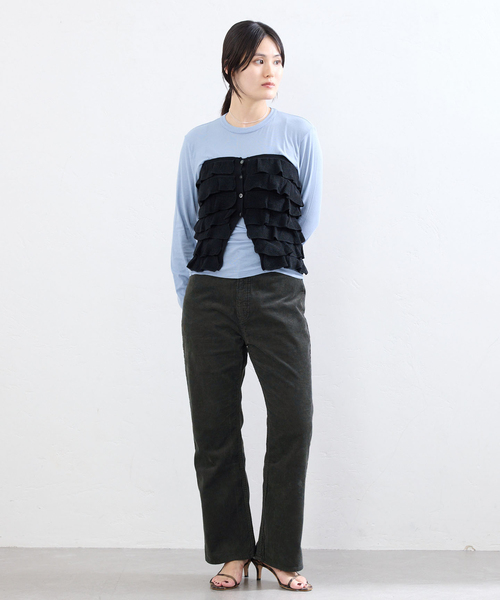 IENA（イエナ）の「BLACK サマーコールパンツ（その他パンツ・レディース・ベージュ/ブラック・38/36/34）」の17枚目の写真