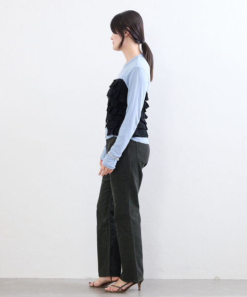 IENA（イエナ）の「BLACK サマーコールパンツ（その他パンツ・レディース・ベージュ/ブラック・38/36/34）」の20枚目の写真