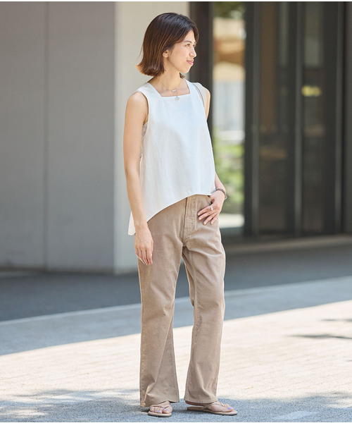 IENA(イエナ)の「BLACK サマーコールパンツ(その他パンツ・レディース・ベージュ/ブラック・38/36/34)」の21枚目の写真