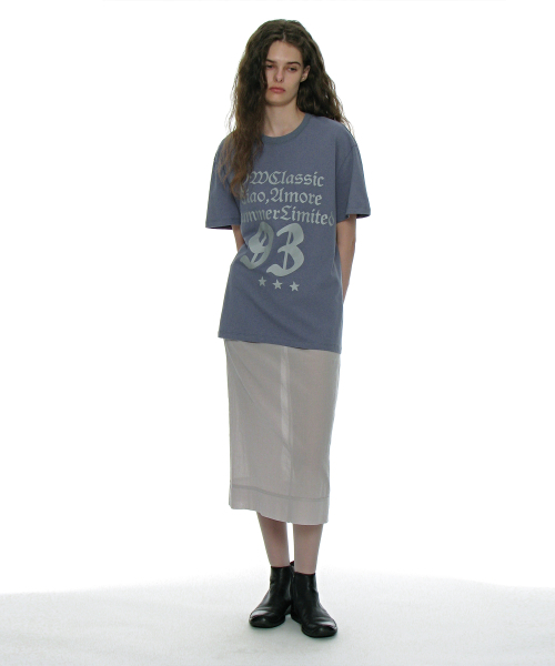 PARTIMENTO WOMEN(パルティメントウィメン)の「シアーミディスカート_ライトグレー(スカート・レディース・その他・SMALL/MEDIUM)」の10枚目の写真