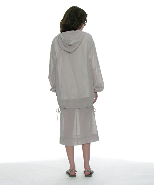 PARTIMENTO WOMEN(パルティメントウィメン)の「シアーミディスカート_ライトグレー(スカート・レディース・その他・SMALL/MEDIUM)」の18枚目の写真